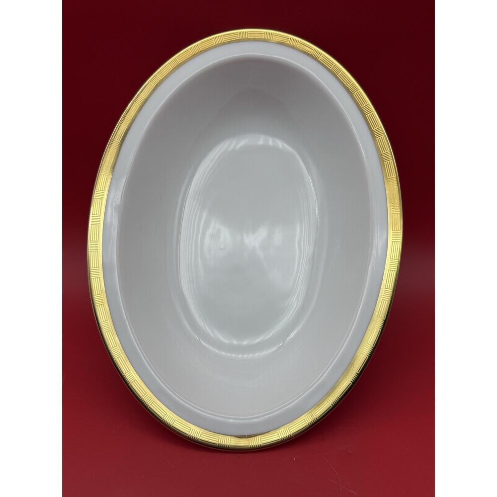 Vintage Richard Ginori Dorato Oval Vegetable Serving/Veggie Bowl 9 7/8"x 2 1/8"